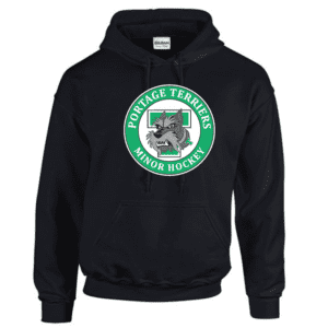 G185 Gildan Heavy Blend 8 oz., 50/50 Hooded Sweatshirt - Black