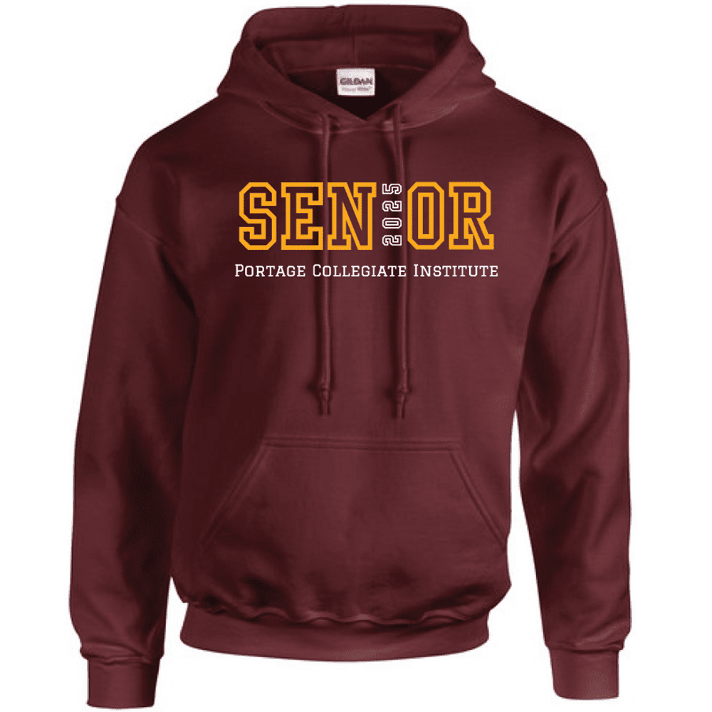 G185 Gildan Heavy Blend 8 oz., 50/50 Hooded Sweatshirt - Maroon