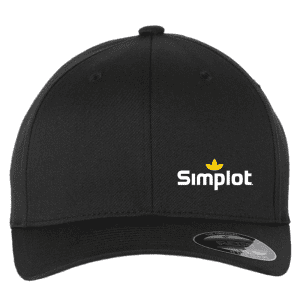 6277 Flexfit Cotton Blend 6 Panel Cap - Black